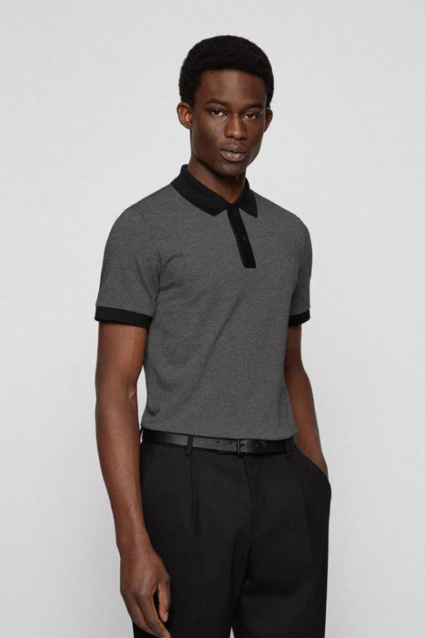 ΜΠΛΟΥΖΑ POLO BOSS - 001 ΜΑΥΡΟ